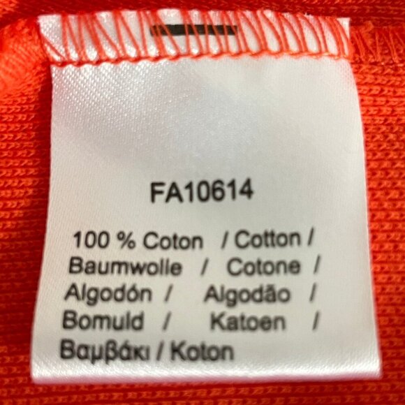 Lacoste Modern Sporty Sleeveless 100% Cotton Polo Dress Orange Sz 40 NWOT - Picture 11 of 12